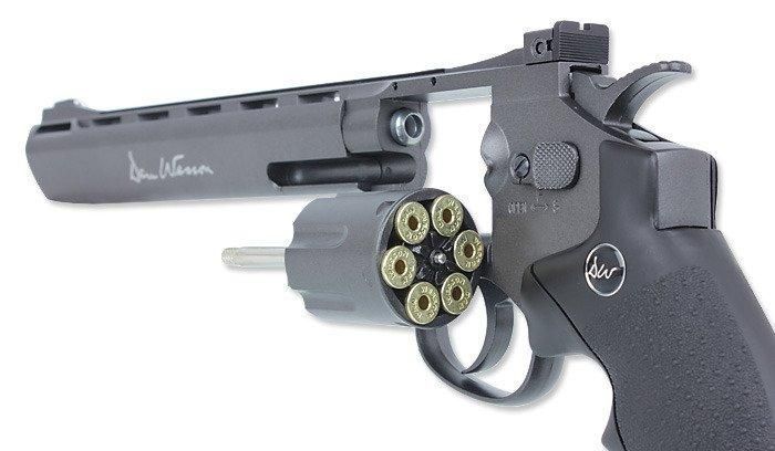 ASG - Dan Wesson 8" Revolver airsoft - Grey - 16182 (для страйкболу) 5681 фото