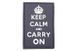 Нашивка 3D - Keep Calm And Carry On - black [GFC Tactical] (для страйкболу) GFT-30-006394 фото