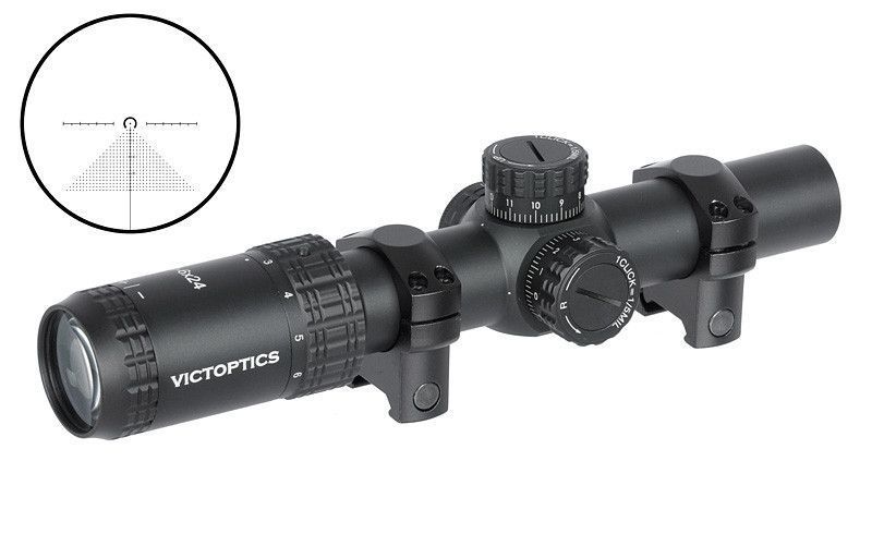 Оптический прицел Victoptics S6 1-6x24 - Black [Vector Optics] (для страйкбола) OPSL22P фото
