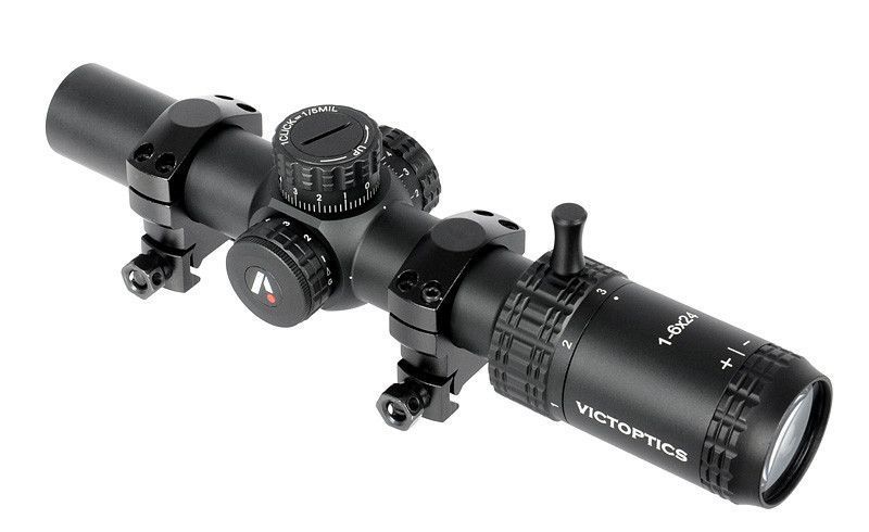 Оптический прицел Victoptics S6 1-6x24 - Black [Vector Optics] (для страйкбола) OPSL22P фото