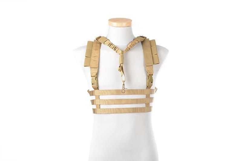 Жилет тактический (разгрузочный) Chest Rig типа Low Profile - Tan [GFC Tactical] (для страйкбола) GFT-18-013408 фото