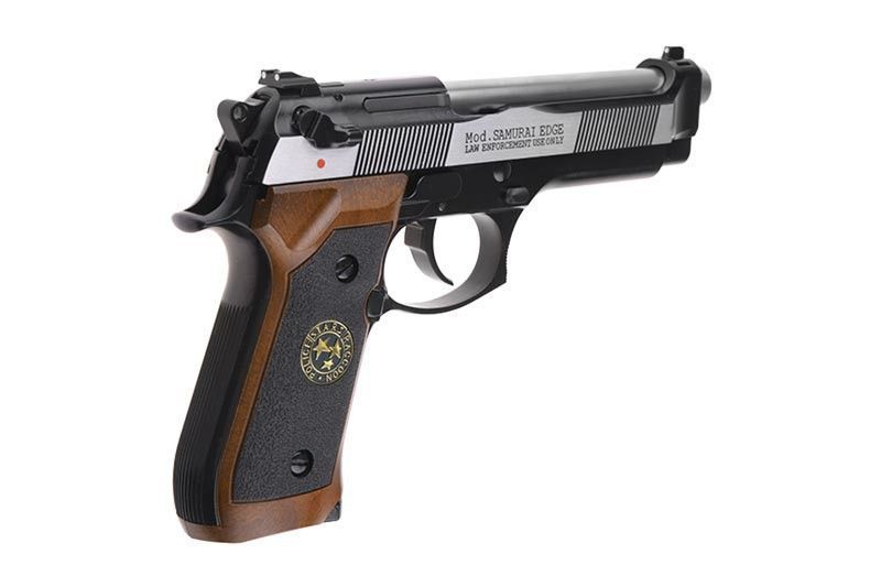 Страйкбольный пистолет Samurai Edge Standard V2. M9 Full Auto - Black/silver [WE] (для страйкбола) WET-02-019792 фото