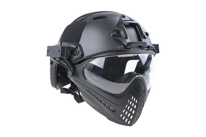 Аналог шолома FAST PJ Piloteer - black [Ultimate Tactical] (для страйкболу) UTT-21-019328 фото