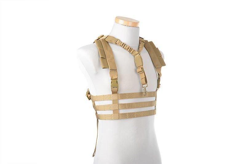 Жилет тактический (разгрузочный) Chest Rig типа Low Profile - Tan [GFC Tactical] (для страйкбола) GFT-18-013408 фото