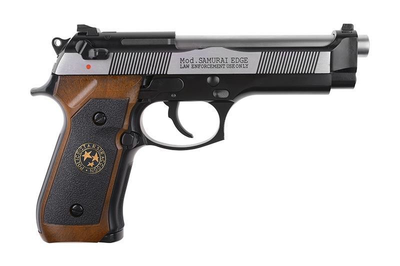 Страйкбольный пистолет Samurai Edge Standard V2. M9 Full Auto - Black/silver [WE] (для страйкбола) WET-02-019792 фото