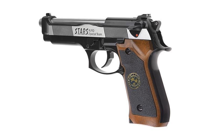 Страйкбольный пистолет Samurai Edge Standard V2. M9 Full Auto - Black/silver [WE] (для страйкбола) WET-02-019792 фото