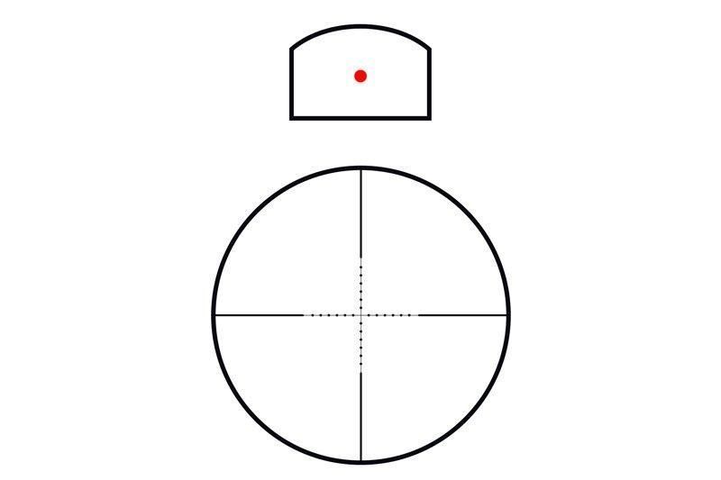 Приціл Rhino 4x32 з мікроколиматором Micro [Theta Optics]&nbsp;(для страйкболу) THO-10-011608 фото