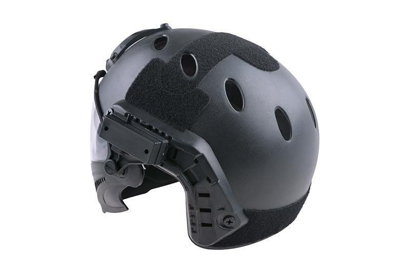 Аналог шолома FAST PJ Piloteer - black [Ultimate Tactical] (для страйкболу) UTT-21-019328 фото