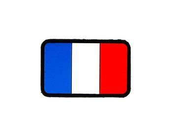 Нашивка FRANCE PVC 1 [8FIELDS] (для страйкболу) PVC PATCH-FLAG FR фото