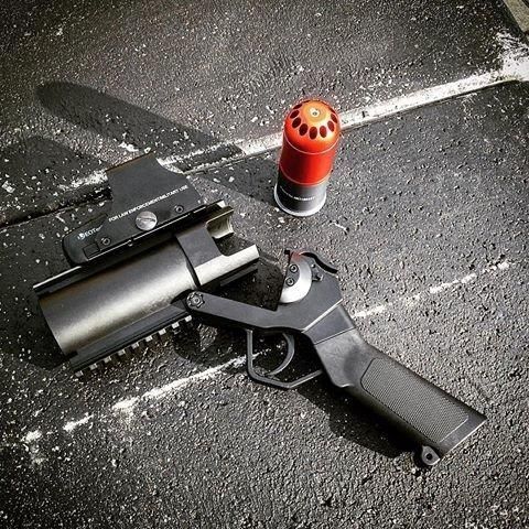 40mm гранотомет пистолетный CYMA M052 &ndash; BLACK (для страйкбола) FBP1746 фото
