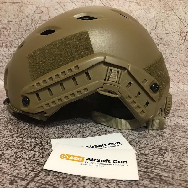 Страйкбольний шолом з швидким регулюванням FAST BJ - COYOTE [EMERSON] EM5659A фото
