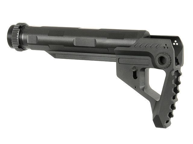 Алюмінієвий приклад PDW - Black [KUBLAI] (для страйкболу) AS.G108-BK фото