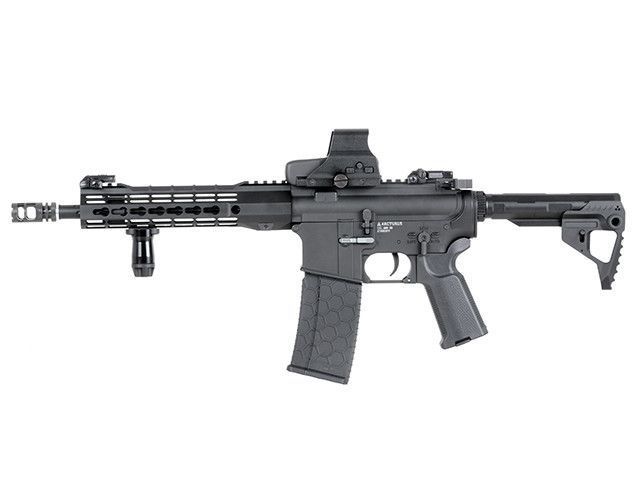 Алюмінієвий приклад PDW - Black [KUBLAI] (для страйкболу) AS.G108-BK фото