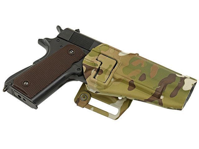 Кобура пистолетная бистрого извлечения с блокировкой для 1911 - Multicam [Emerson] (для страйкбола) EM6096A фото