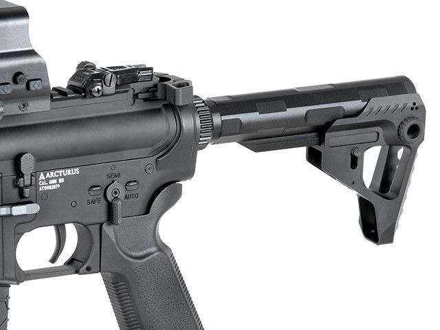 Алюмінієвий приклад PDW - Black [KUBLAI] (для страйкболу) AS.G108-BK фото