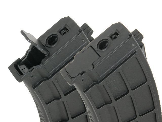 Полимерный бункерный магазин на 450 шаров для AK/AKM - Black [CYMA] (для страйкболу) FBP2230 фото