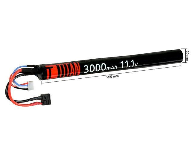 Akumulator Li-ion 3000mAh 11.1 v Stick T-Plug 16C [Titan] (для страйкболу) 1144TITAN фото