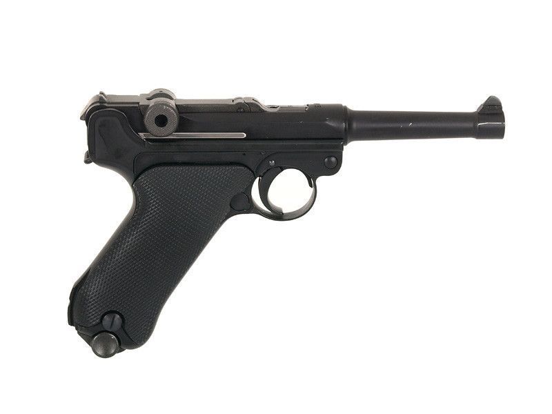 Страйкбольний пістолет P08 M FULL METAL WE-P001 - Black [WE] (для страйкболу) GGB-0336TM фото
