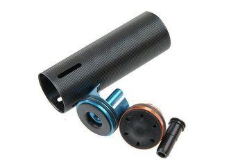 Wzmocniony zestaw cylindra z aluminiową, amortyzowaną głowicą tłoka do M4/SR-16/M733 [LONEX] (для страйкбола) LON-08-013771 фото