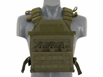 Штурмовий Plate Carrier з аналогом балістичних пластин - Olive [8FIELDS] (для страйкболу) M51611027-1-OD фото
