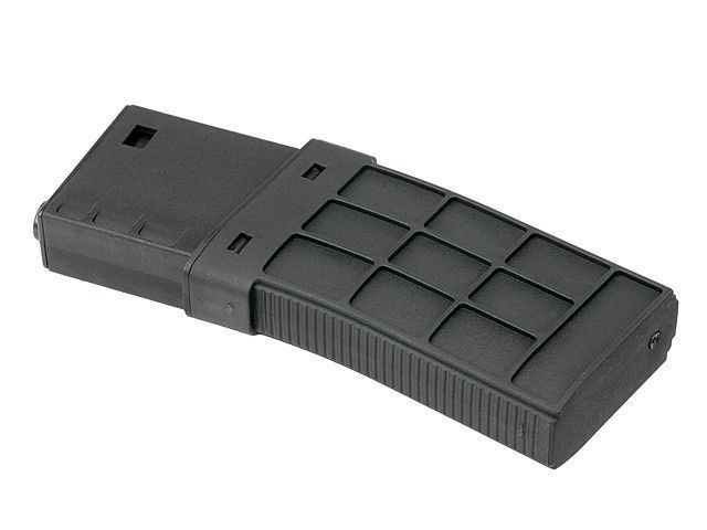Полимерный магазин Mid-Cap на 220 шаров для M16/M4/AR-15/SCAR16 - Black [BattleAxe] (для страйкбола) FBP2357 фото