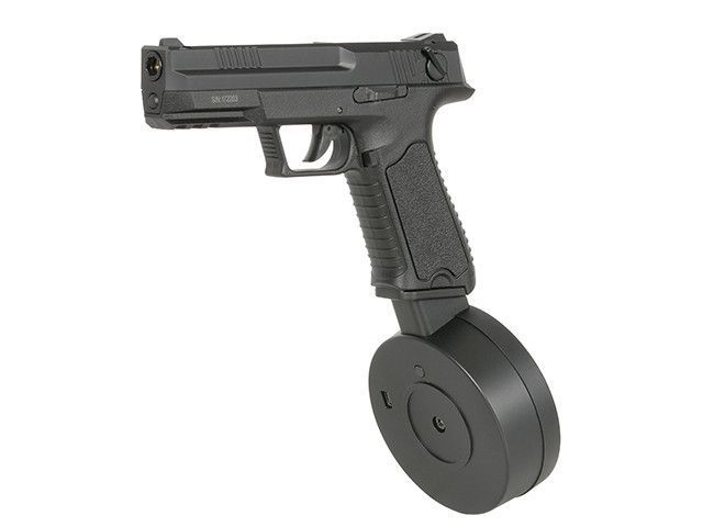 Електробункерний магазин для GLOCK 18C CM.030 або CM.122 CM.127 (C.26) [CYMA] (для страйкболу) FBP4238 фото