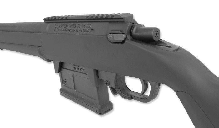 Amoeba Airsoft - Striker S1 AS-01 Sniper Rifle airsoft - Black - AS01-BK (для страйкболу) 16714 фото