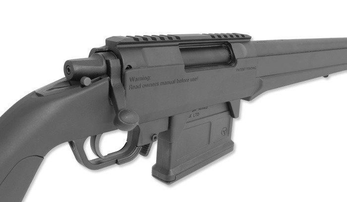Amoeba Airsoft - Striker S1 AS-01 Sniper Rifle airsoft - Black - AS01-BK (для страйкболу) 16714 фото