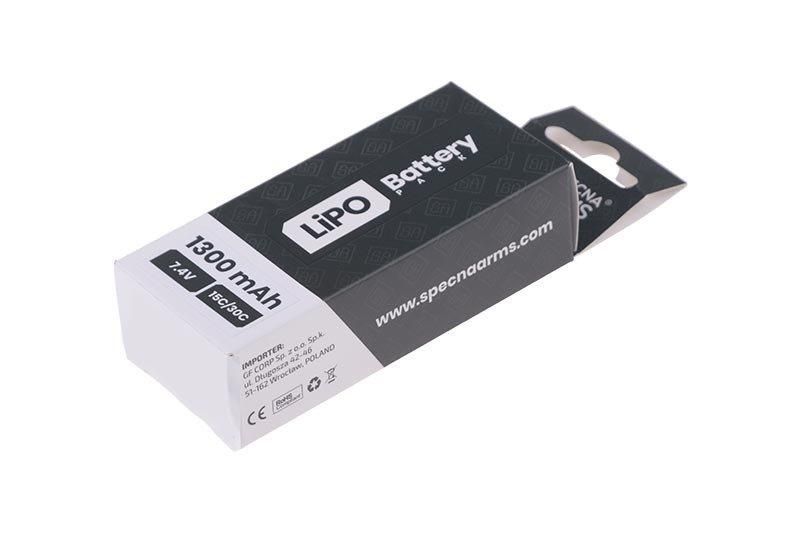 Акумулятор LiPo 7,4 V 1300mAh 15/30C [Specna Arms] (для страйкболу) SPE-06-022013 фото