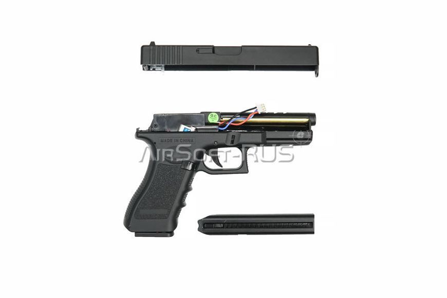 Страйкбольный пистолет Cyma Glock 18C Mosfet Edition Metal gearbox AEP CM.030S(без АКБ)[CYMA] (для страйкбола) CM030S(033857) фото