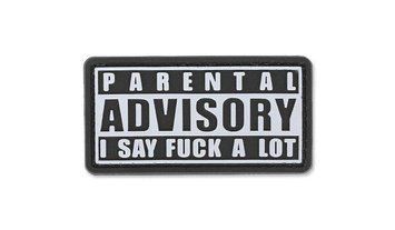 4TAC - PVC Patch - Parental Advisory I Say F**k a Lot (для страйкбола) 13953 фото