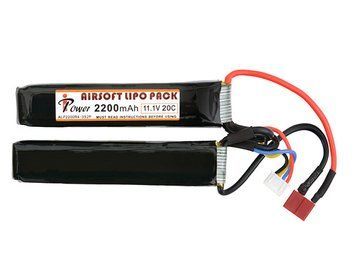 Аккумулятор Li-Po 2200mAh 11,1V 20C - Deans [IPower] (для страйкбола) IP-LIPO-011-TC фото
