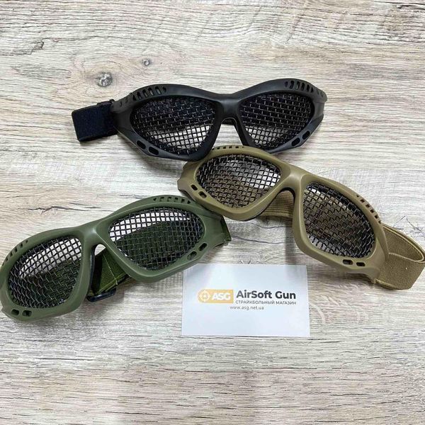 Защитные очки с стальной сеткой MOD.2 &ndash; OLIVE [CS] FBP1706 фото