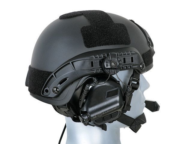 M32H Активные наушники с микрофоном для каски FAST - BK [EARMOR] M32H-BK-MOD3 фото