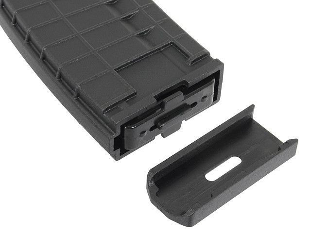 Магазин DMAG зі змінною місткістю 30/130 кульок для HK416/M4 - Black [D-DAY] (для страйкболу) MAG-HS-BK фото
