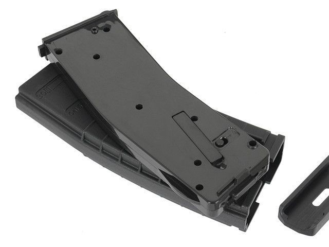 Магазин DMAG зі змінною місткістю 30/130 кульок для HK416/M4 - Black [D-DAY] (для страйкболу) MAG-HS-BK фото