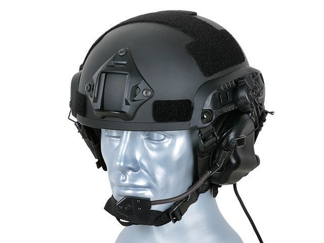 M32H Активные наушники с микрофоном для каски FAST - BK [EARMOR] M32H-BK-MOD3 фото