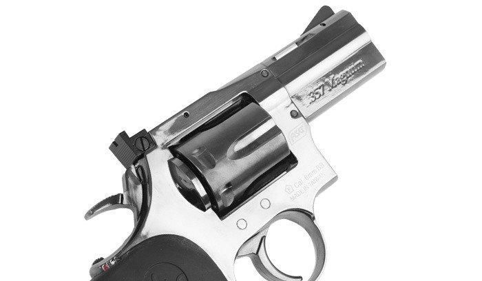 ASG - Dan Wesson 715 2.5'' Revolver airsoft - Steel Grey - 18613 (для страйкбола) 16792 фото