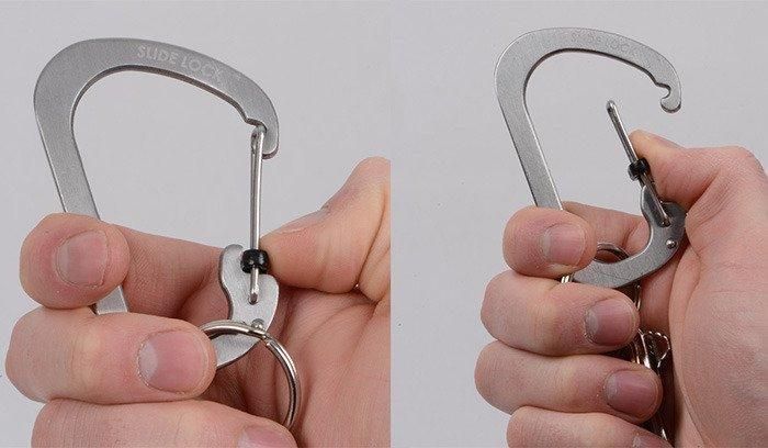 Nite Ize - SlideLock Carabiner #4 - Stainless - CSL4-11-R6 (для страйкбола) 12890 фото