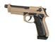 Пистолет M9A1 CO2 VERSION [KJW]&nbsp;(для страйкболу) GC-9606A1-T-TBC фото 4