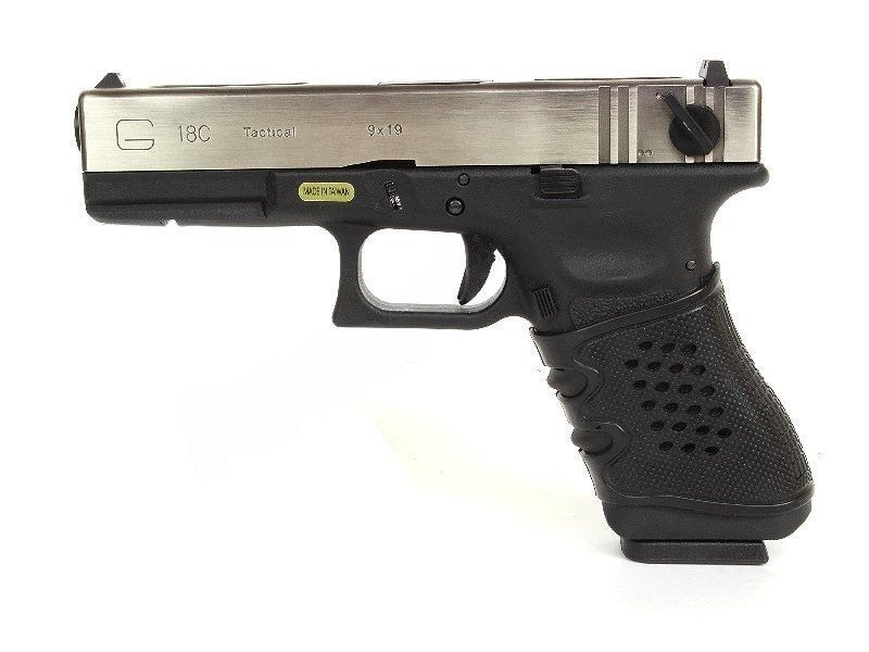 Антиковзаюча накладка на руків&rsquo;я для пістолетів GLOCK &mdash; Black [Big Dragon] (для страйкболу) 4719 фото