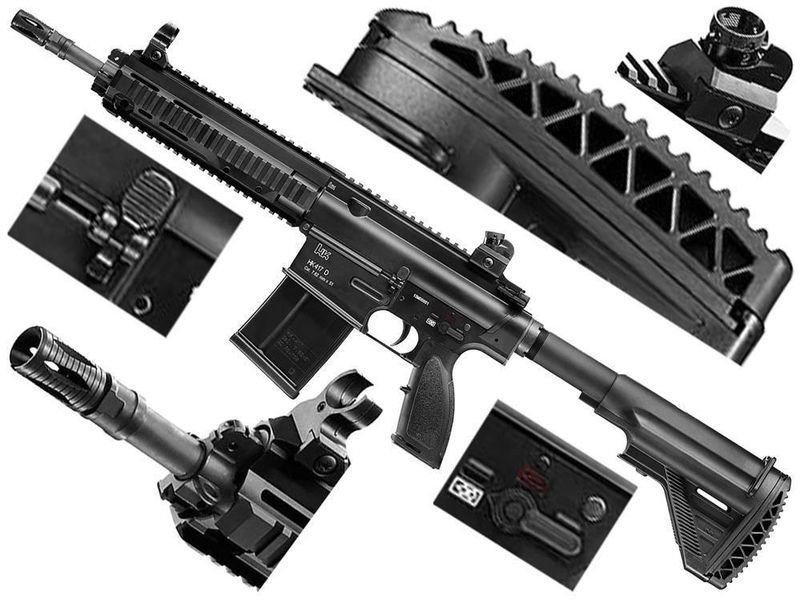 Umarex &mdash; Страйкбольна гвинтівка Heckler&Koch HK417 &mdash; GBB &mdash; 2.5985X 30123 фото