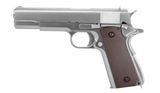 WE - 1911 Matte Chrome Pistol airsoft - Full Metal - Checker Grip (для страйкболу) 6338 фото