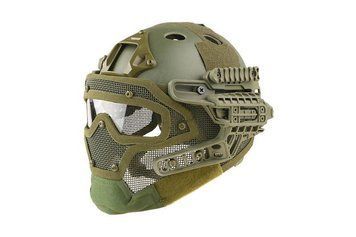 Аналог шолома FAST Gunner (PJ) - Olive Drab [Ultimate Tactical] (для страйкболу) UTT-21-017178 фото