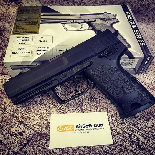 USP ST8 NON-BLOWBACK HEAVY WEIGHT GREENGAS PISTOL [STTI] (для страйкболу) GGH-0303 фото