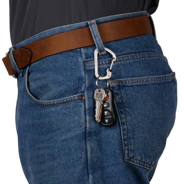 Nite Ize - SlideLock&reg; Carabiner Stainless Steel #3 - Stainless - CSL3-11-R6 (для страйкбола) 19125 фото