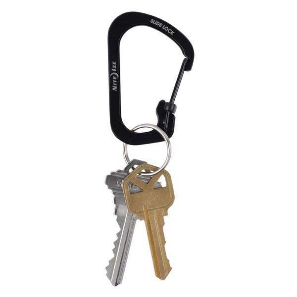 Nite Ize - SlideLock&reg; Carabiner Stainless Steel #3 - Stainless - CSL3-11-R6 (для страйкбола) 19125 фото