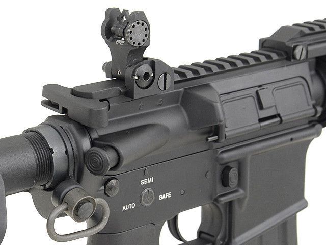 Obustronny uchwyt zawieszenia na prowadnicę kolby AEG M4/AR15 [ХУБІЛАЙ] (для страйкболу) AS.B012-BK фото