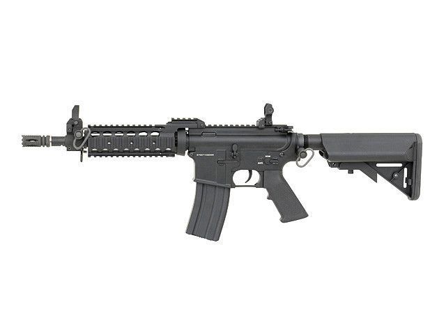 Obustronny uchwyt zawieszenia na prowadnicę kolby AEG M4/AR15 [ХУБІЛАЙ] (для страйкболу) AS.B012-BK фото