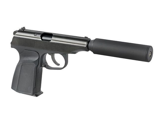 WE-MK GBB Pistol - Black [WE] (для страйкболу) WE-MA001-BK фото